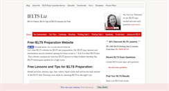 Desktop Screenshot of ieltsliz.com